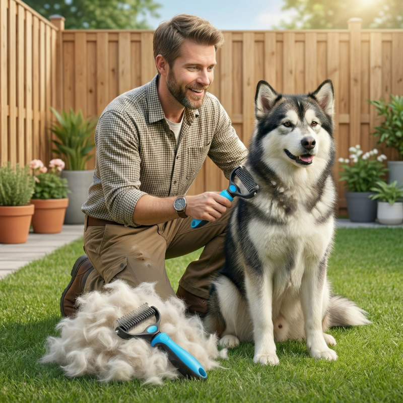 ProGroom 2-in-1 Shed-Killer🐾The Original FureverBrush® - Pro Grooming Tool🐕