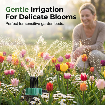 360° Multi-Directional Lawn Sprinkler💧Precision Garden Irrigation with Flexible Spray Nozzles🌱