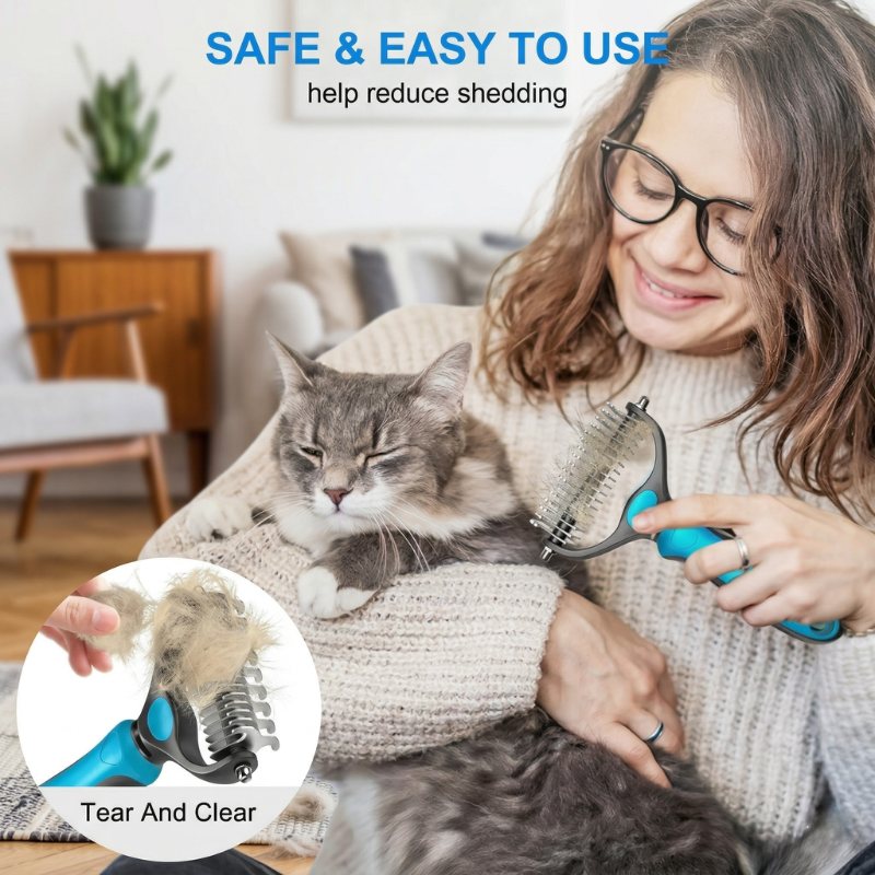 ProGroom 2-in-1 Shed-Killer🐾The Original FureverBrush® - Pro Grooming Tool🐕