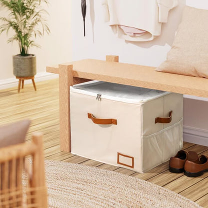 👟Shoe Organizer for Closet, Fabric Shoe Storage Boxes with Clear Cover, Storage, Foldable Space-saving Storage Container Bins🔥