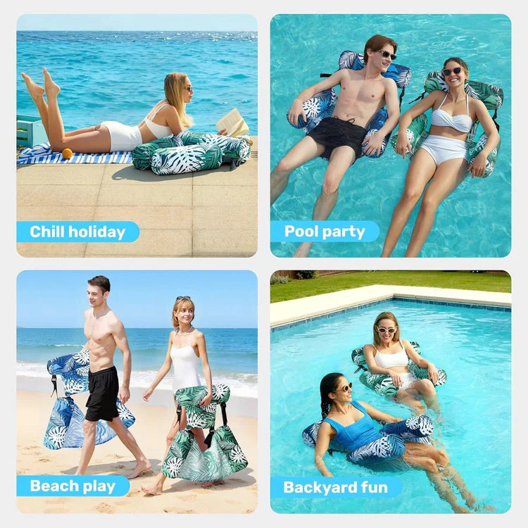⚡Hot Sales 49% OFF🔥Inflatable Pool Floats Adult, Floating Lounge Chairs