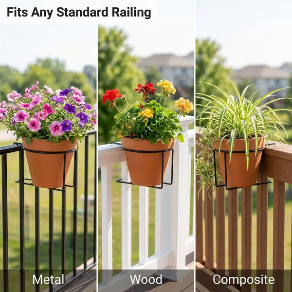 🔥2026 Hot Sale - GripVerde™ Railing Plant Hanger
